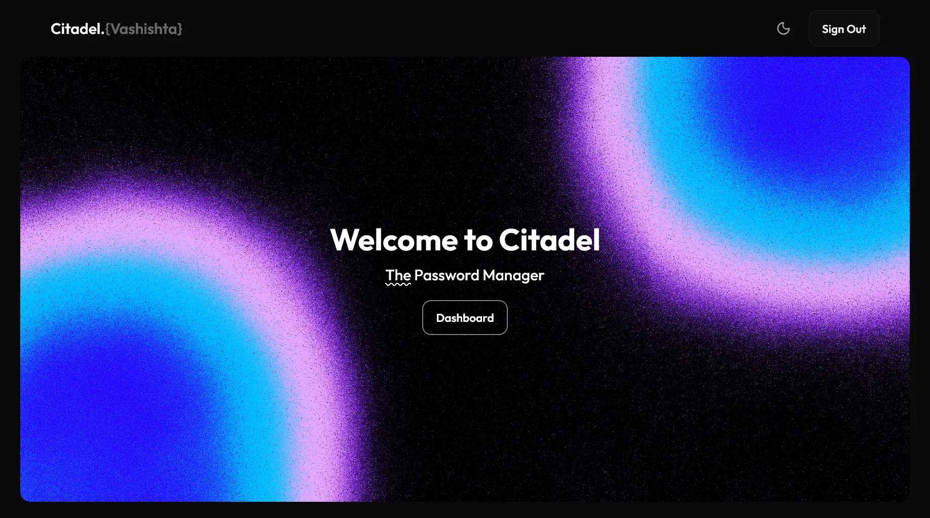 Citadel, Secure personal password vault for the web.